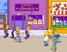 The Simpsons (2 Players World, set 1) Screenshot 1